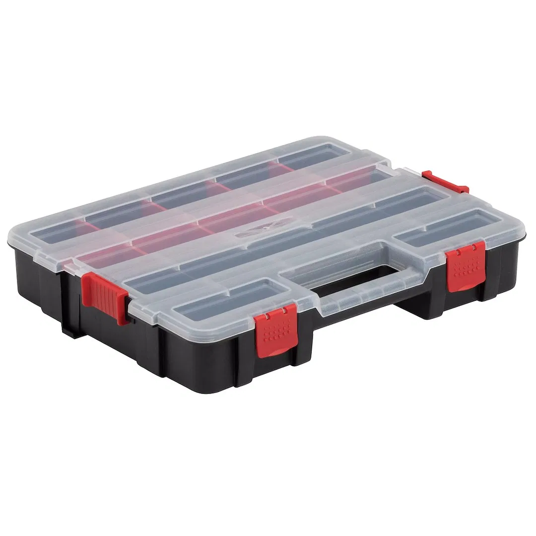 9961-9-01 – WEATHERGUARD Van Storage System Parts Organizer Case, Small Parts Organizer Case Plastic Black